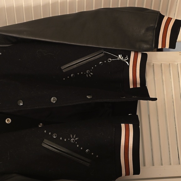 Coach wool/leather jacket Small - Picture 3 of 5